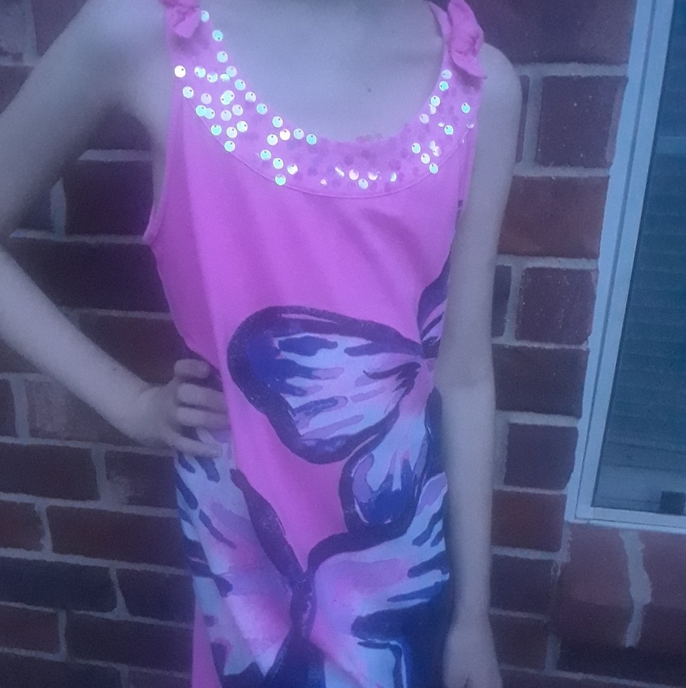 Sparkly butterfly dress